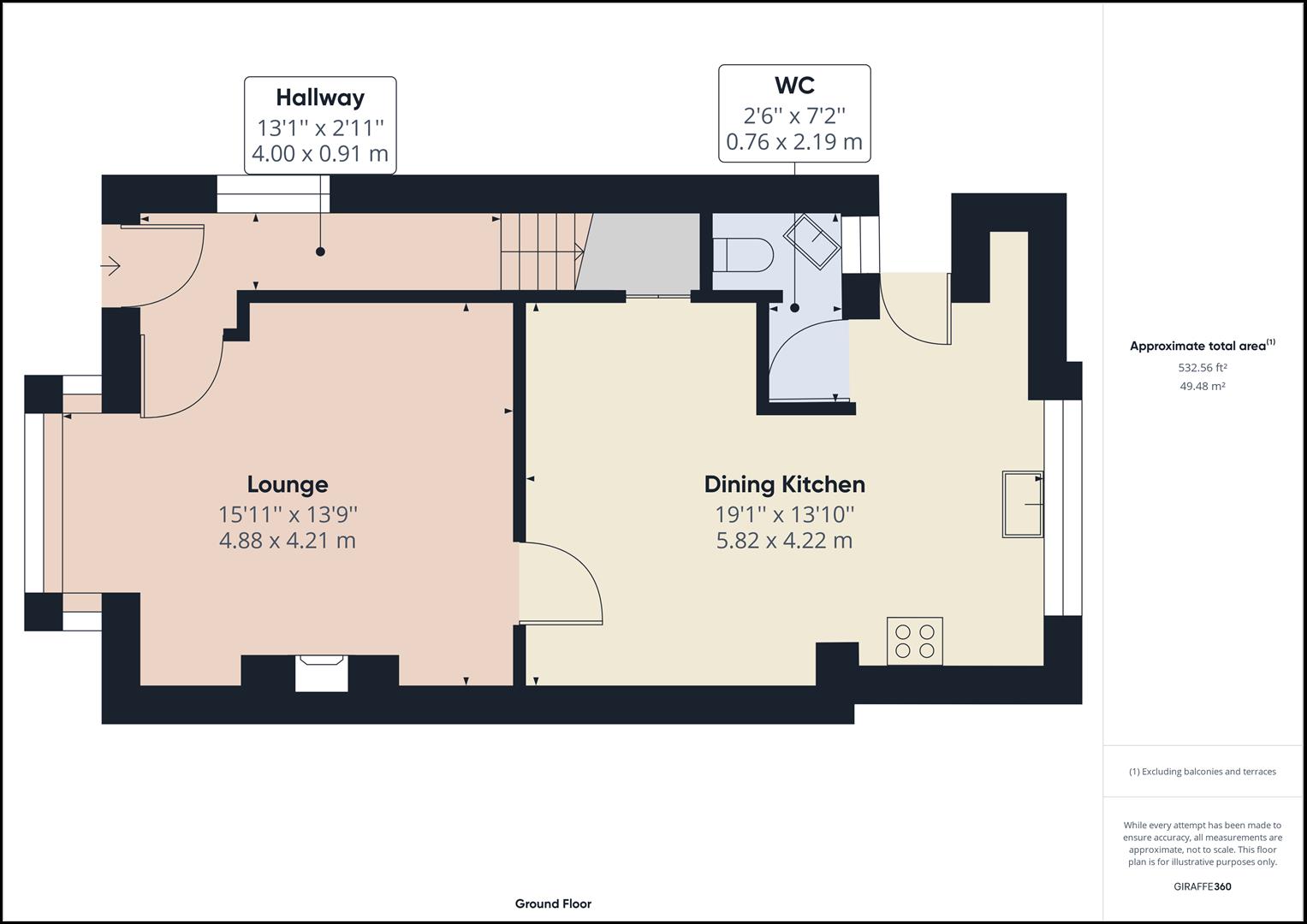 Floorplans For Hyde Lane, Kinver, Stourbridge