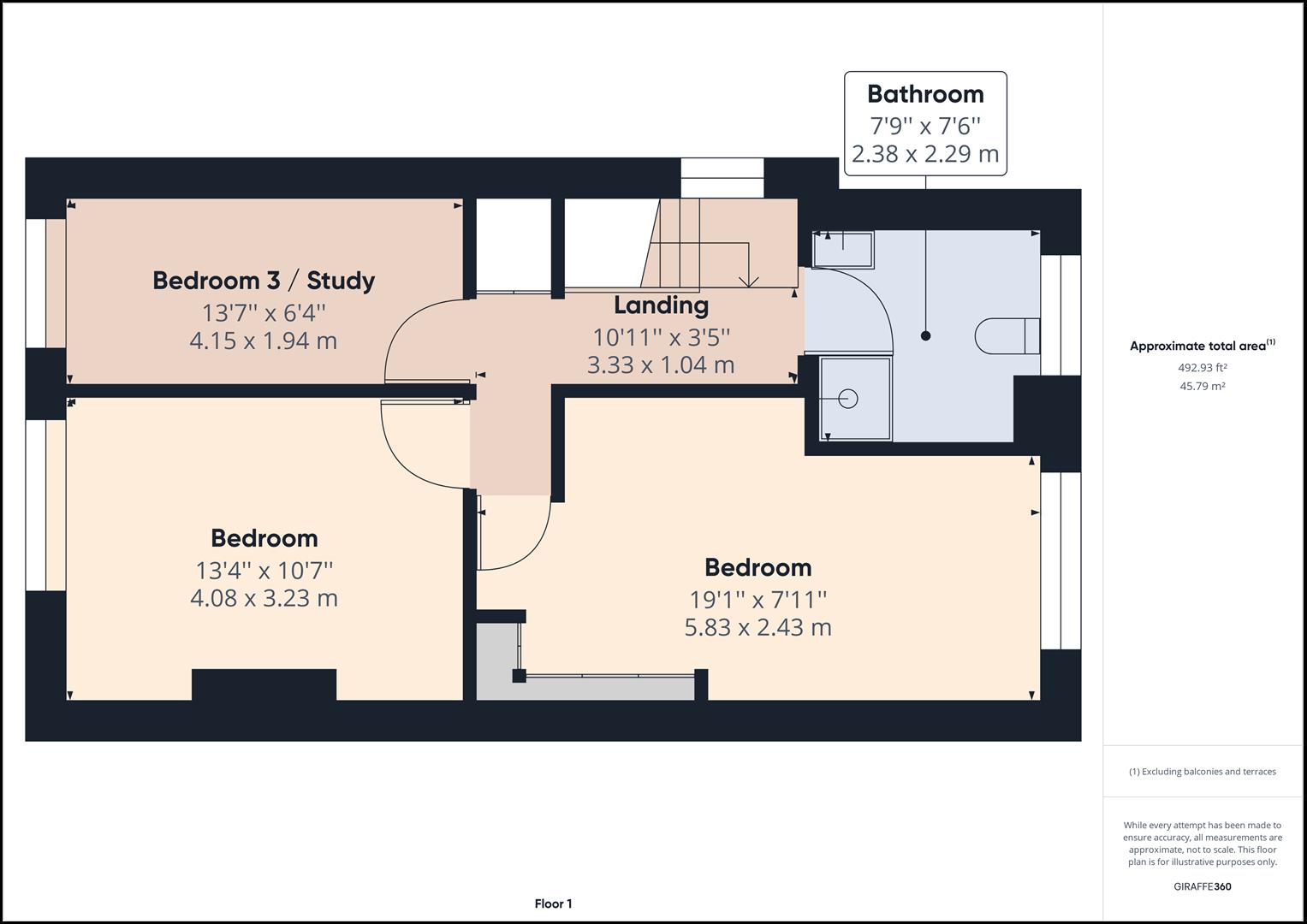 Floorplans For Hyde Lane, Kinver, Stourbridge