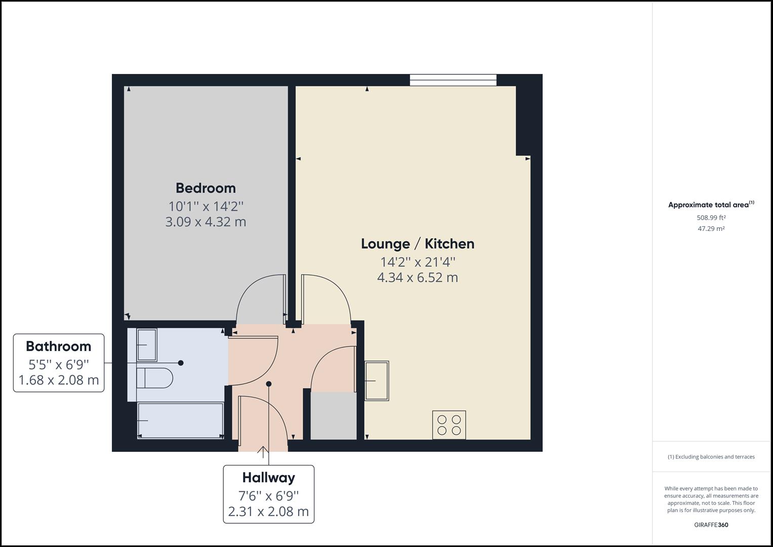 Floorplans For Dog Lane, Bewdley, Worcestershire
