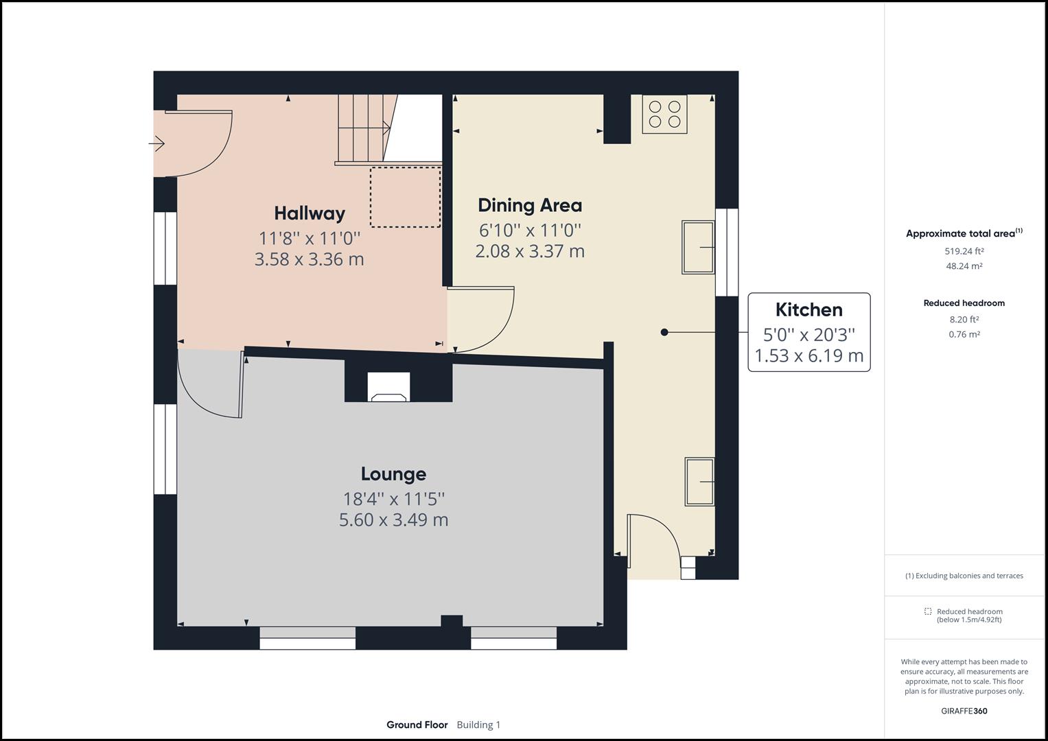 Floorplans For Severn Side South, Bewdley, Worcestershire