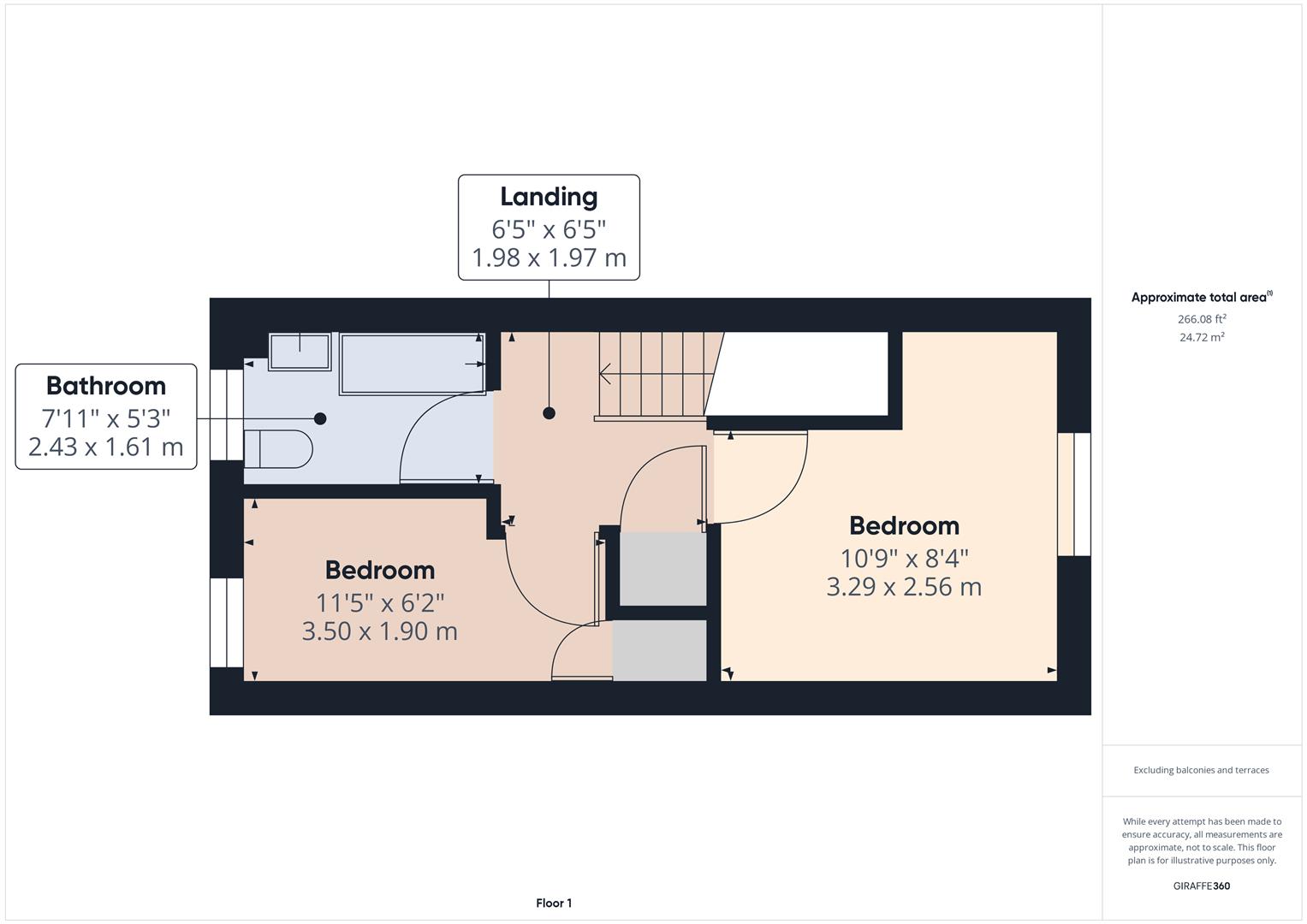 Floorplans For Rainsford Crescent, Kidderminster