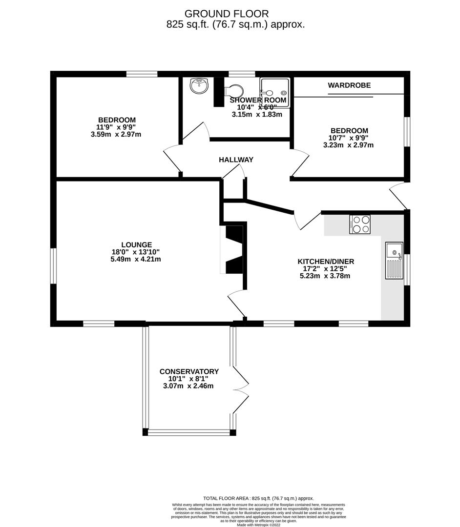 Floorplans For Dawn View, Hill Farm, Bewdley