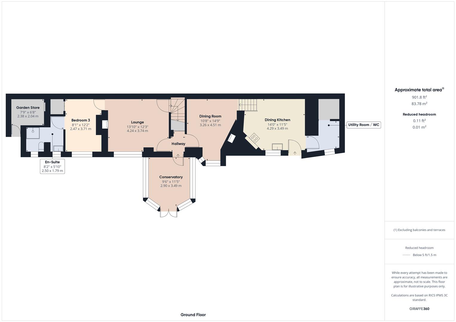Floorplans For Bark Hill, Bewdley