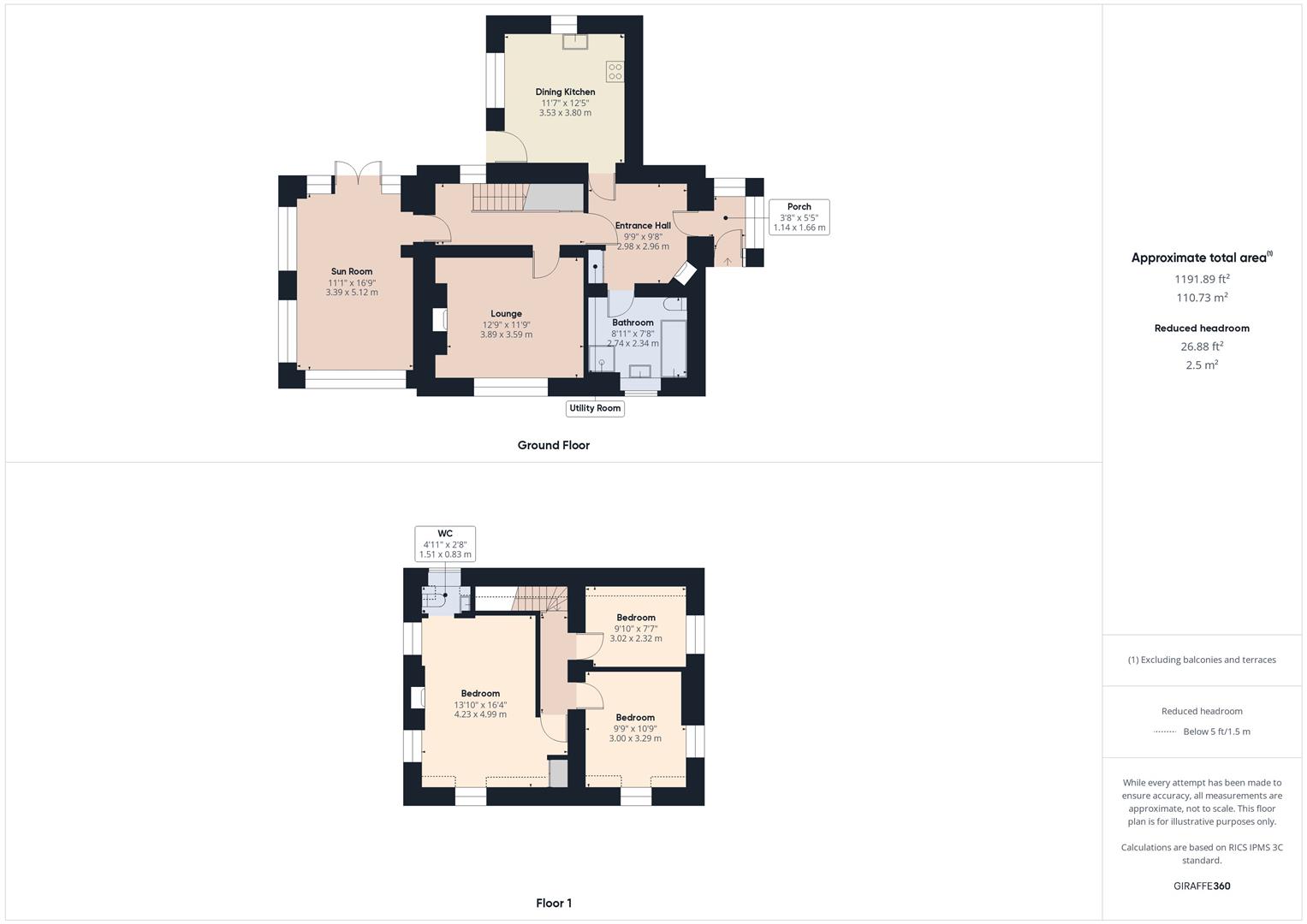 Floorplans For Crymlyn, Abergwyngregyn