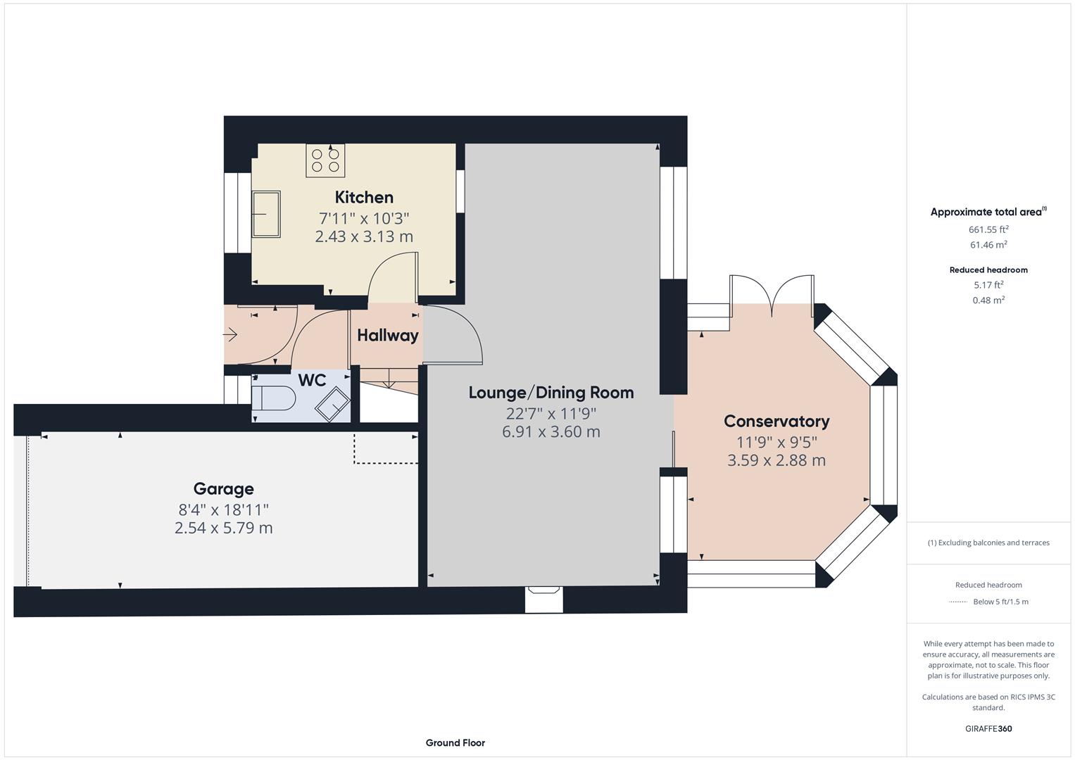 Floorplans For Sandstone Road, Bewdley, Worcestershire