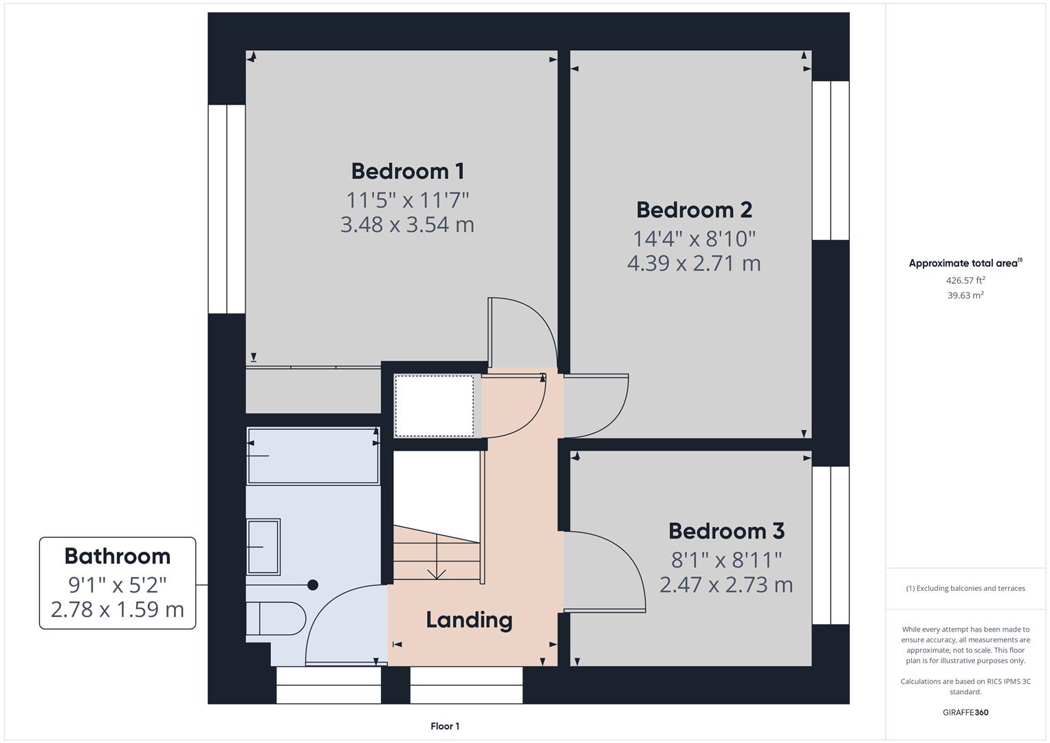 Floorplans For Sandstone Road, Bewdley, Worcestershire