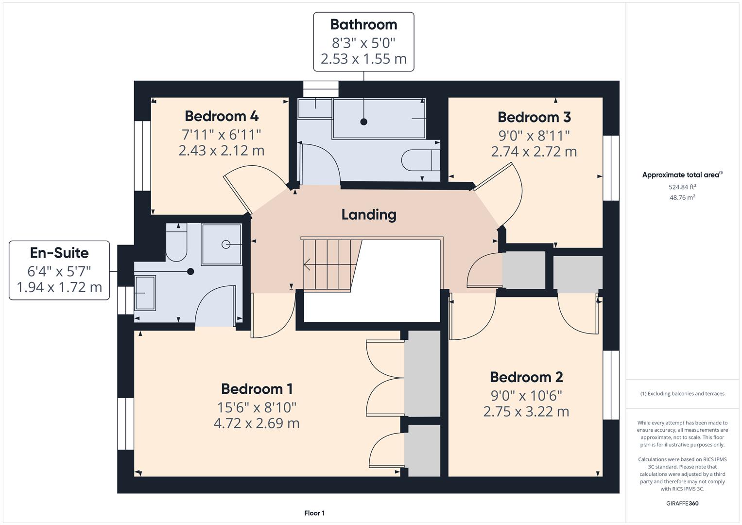 Floorplans For Betjeman Way, Cleobury Mortimer
