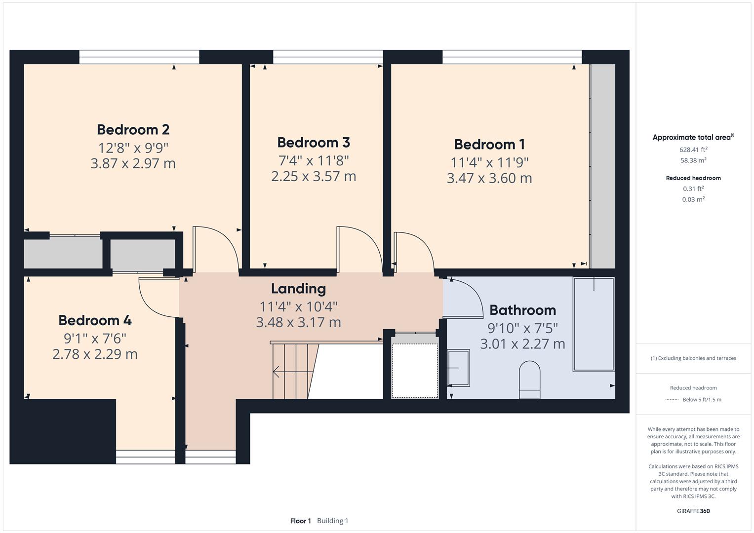 Floorplans For Park Lane, Bewdley