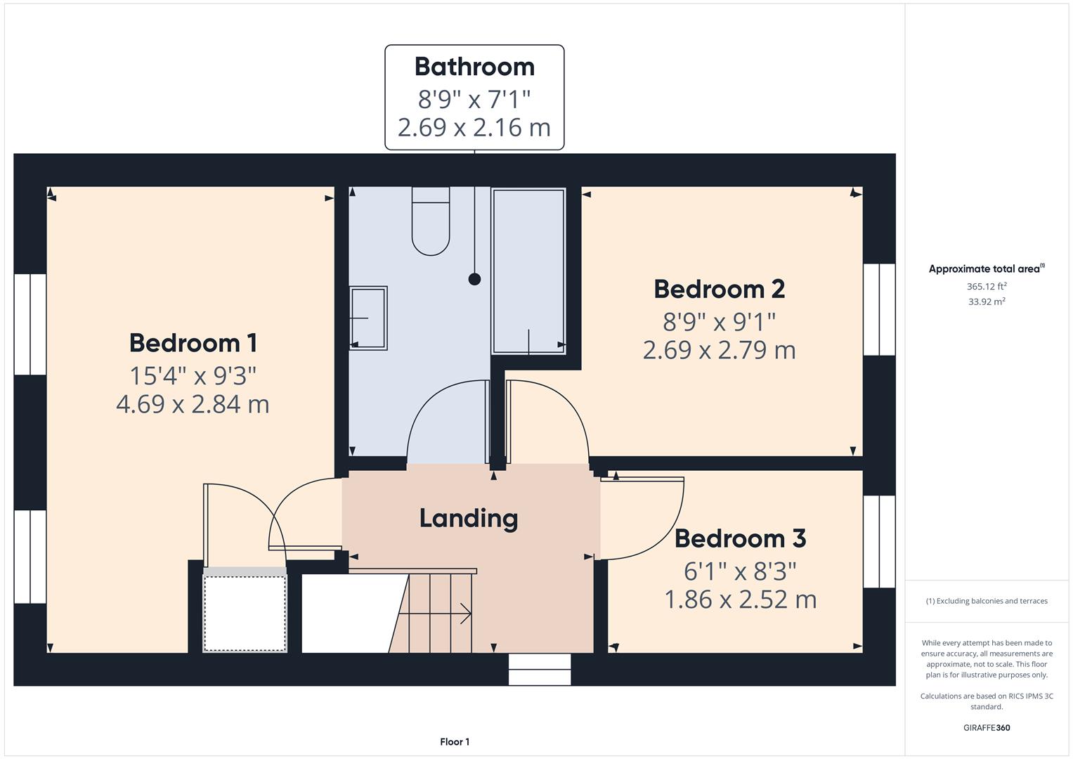 Floorplans For Rea View, Cleobury Mortimer