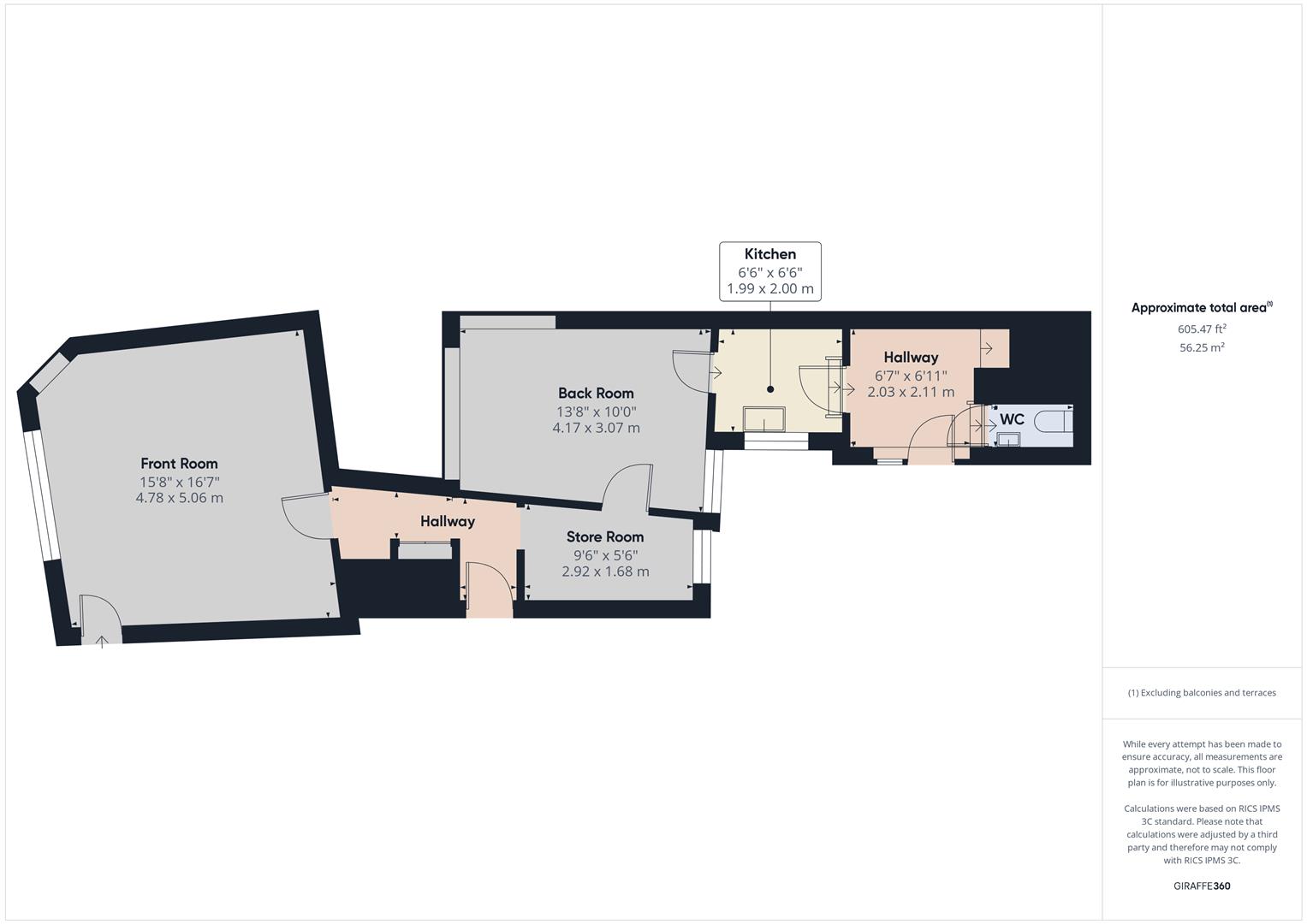 Floorplans For High Street, Bewdley