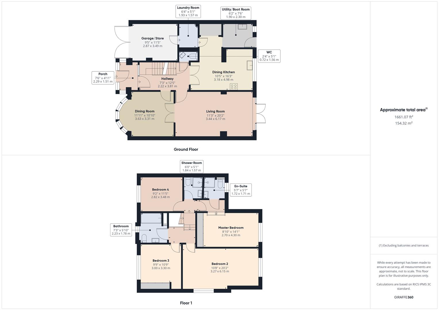 Floorplans For Unwin Crescent, Stourbridge