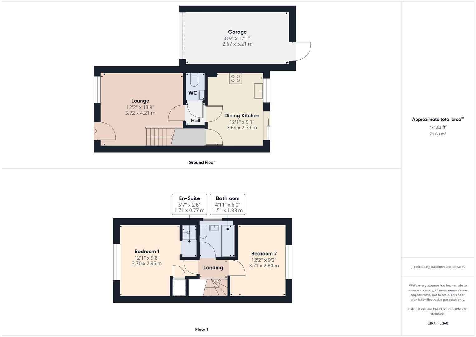 Floorplans For Crystal Gardens, Kinver, Stourbridge