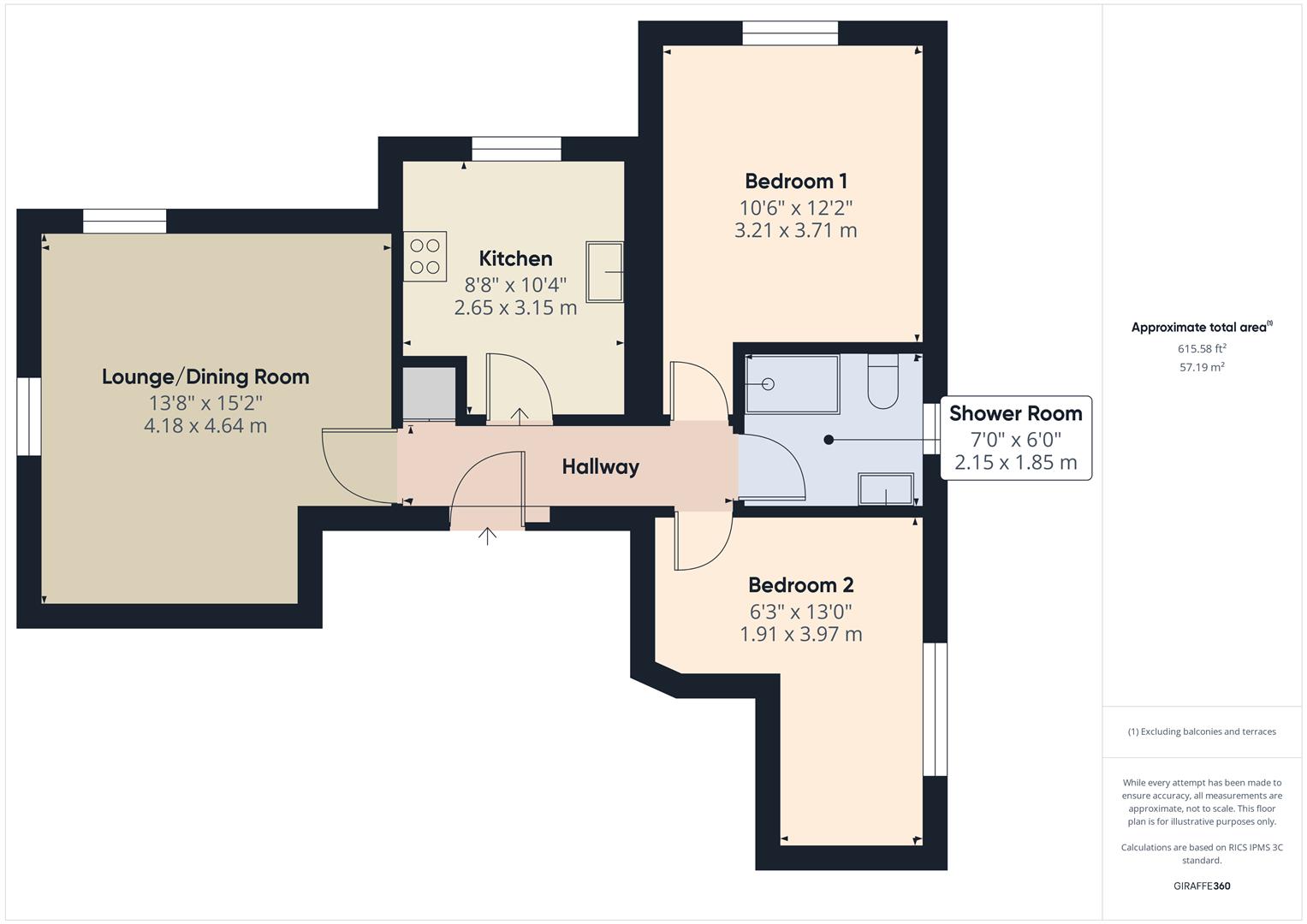 Floorplans For Park Lane, Bewdley