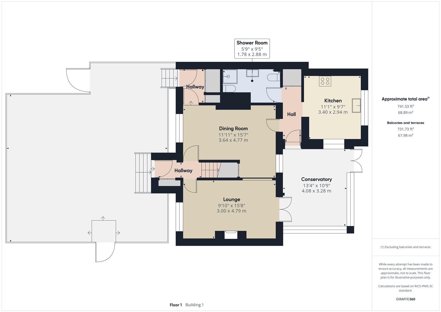 Floorplans For Edge View Walk, Kinver, Stourbridge