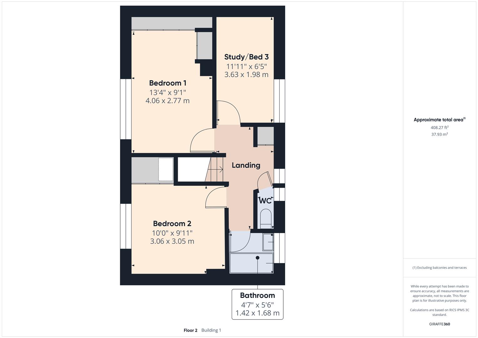 Floorplans For Edge View Walk, Kinver, Stourbridge