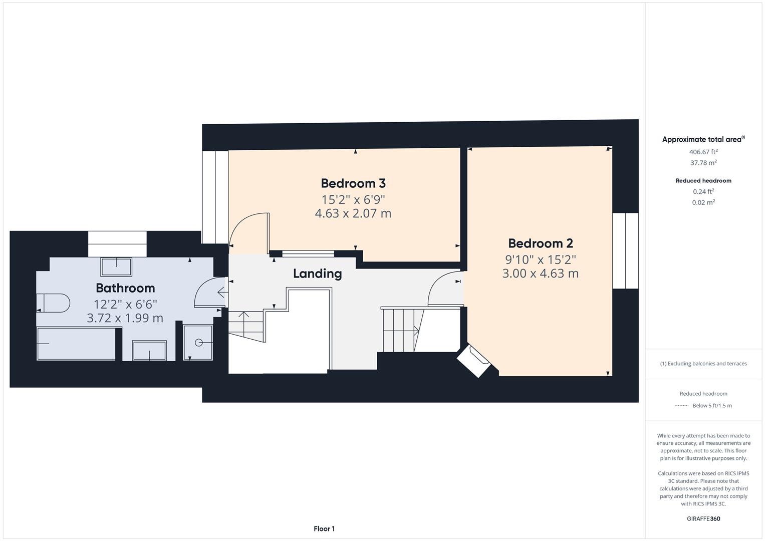 Floorplans For Severn Side South, Bewdley
