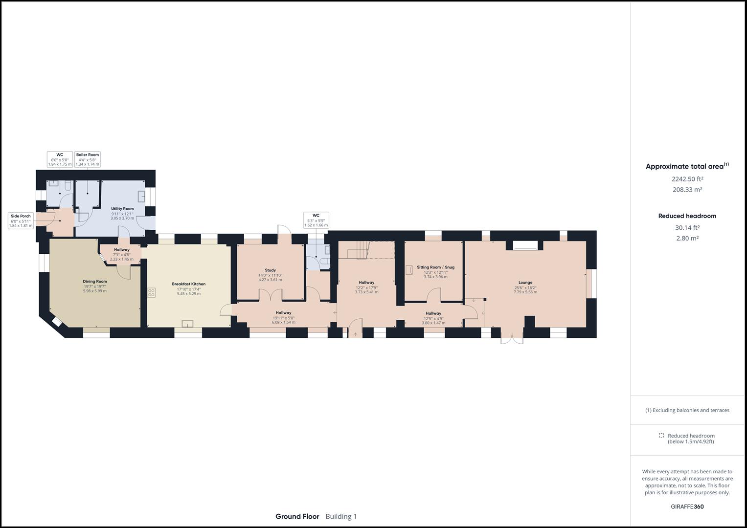 Floorplans For Church Hill Barn, Kinver, Stourbridge