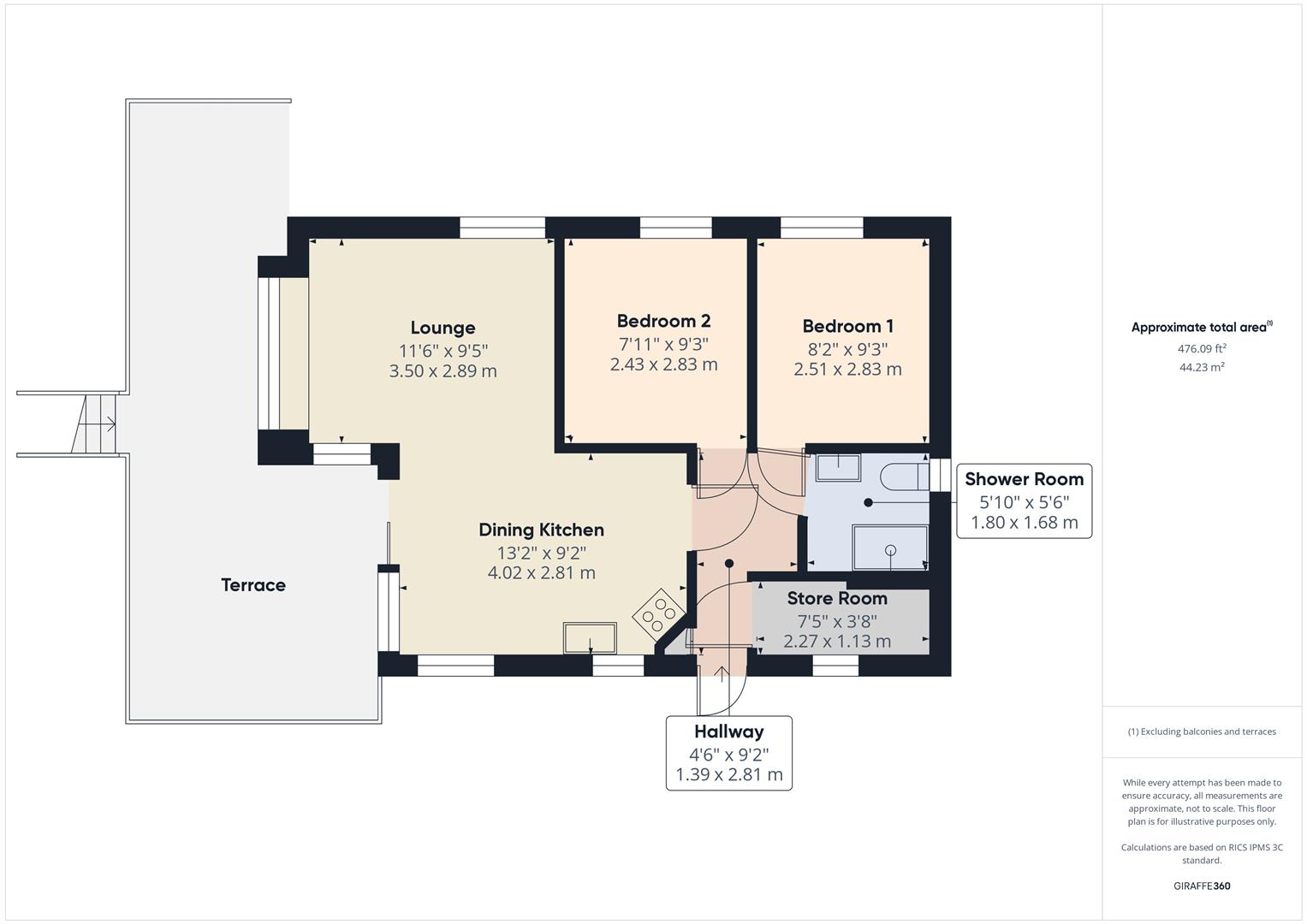 Floorplans For Northwood Lane, Bewdley