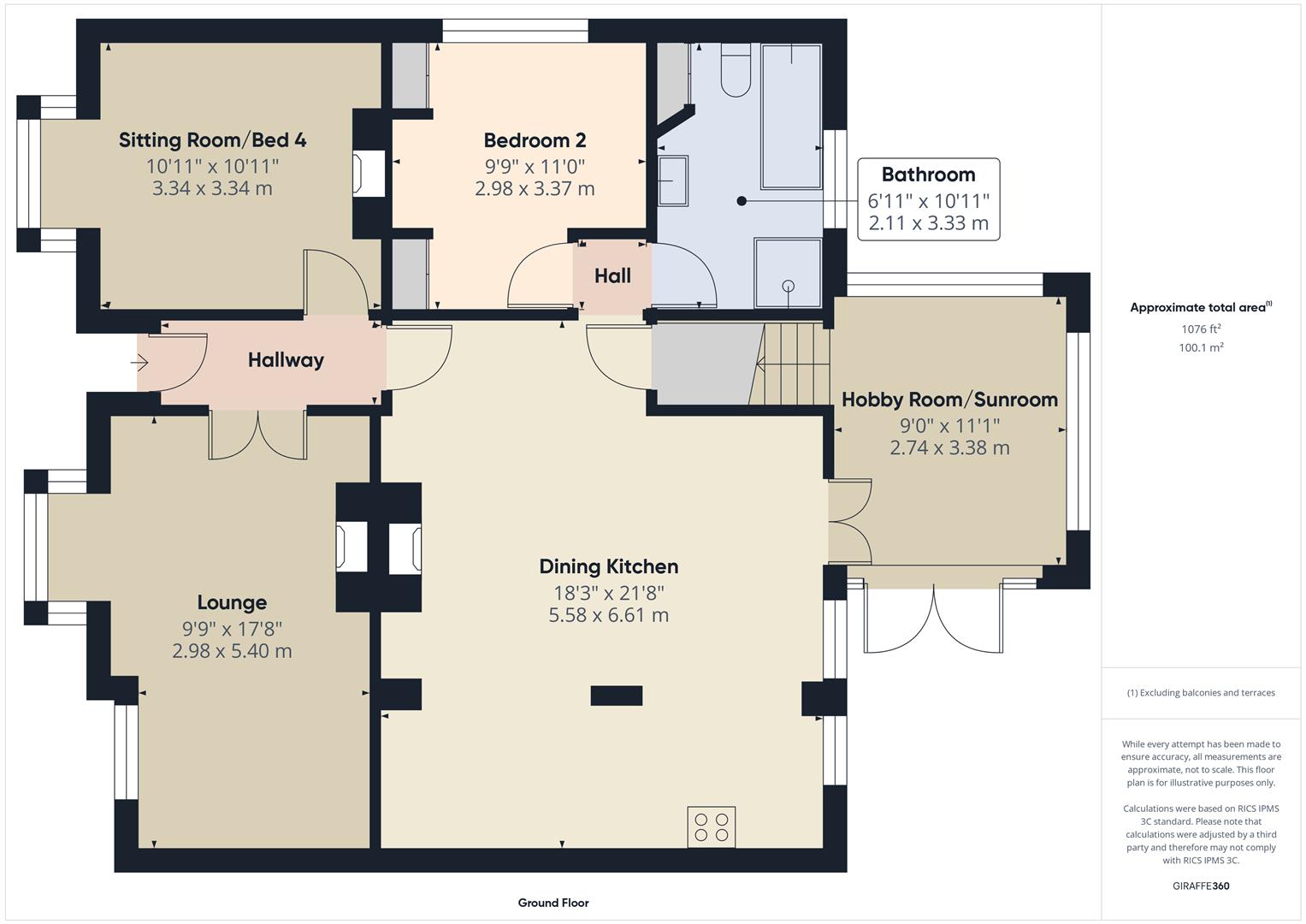 Floorplans For New Road, Bewdley, Worcestershire