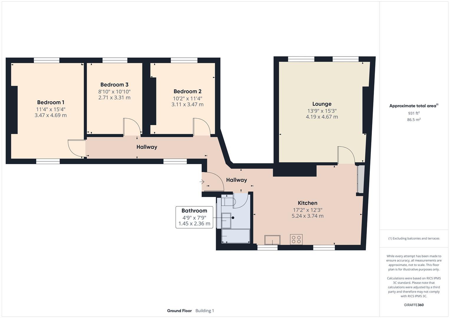 Floorplans For High Street, Bewdley