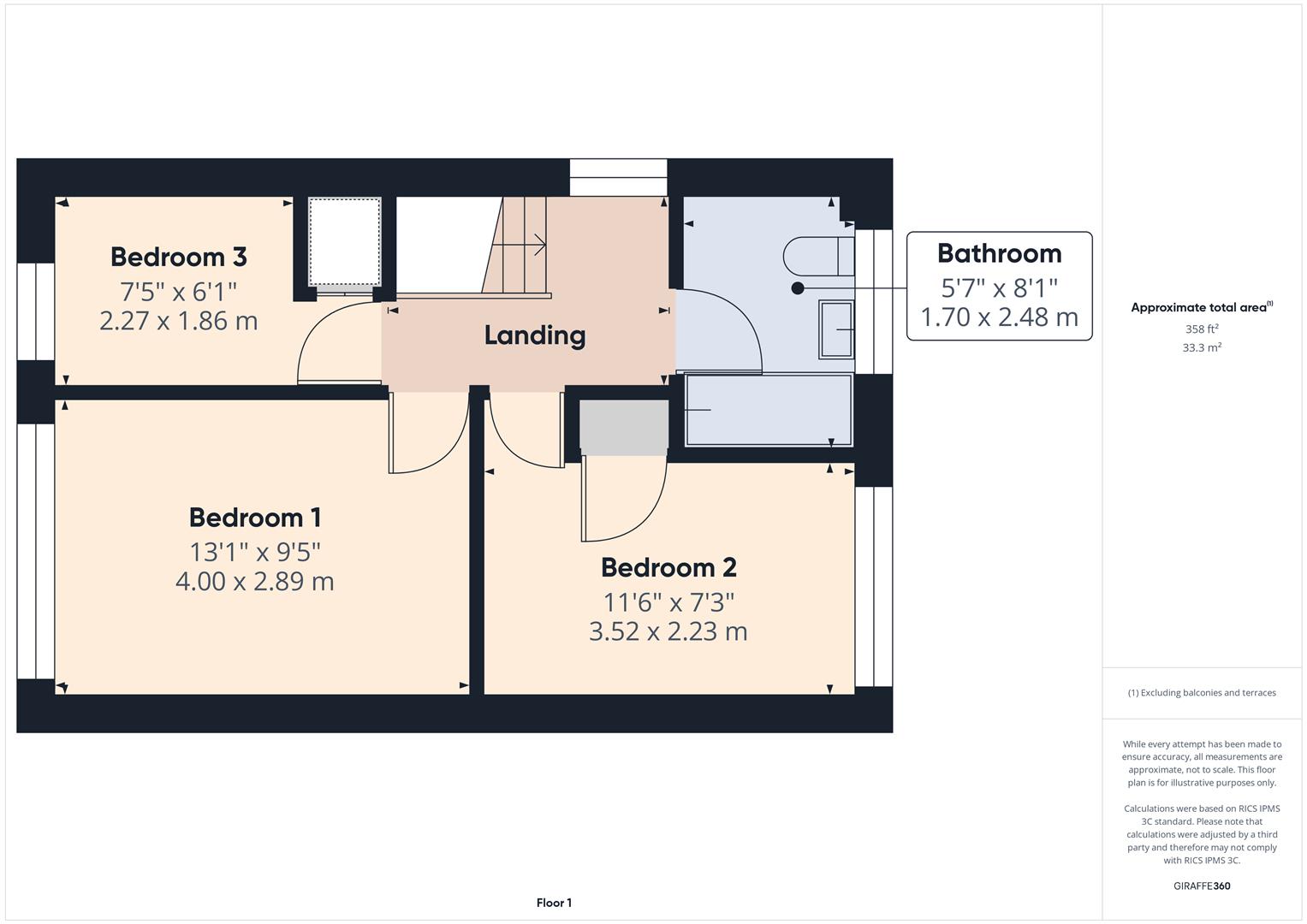 Floorplans For Delamere Road, Bewdley
