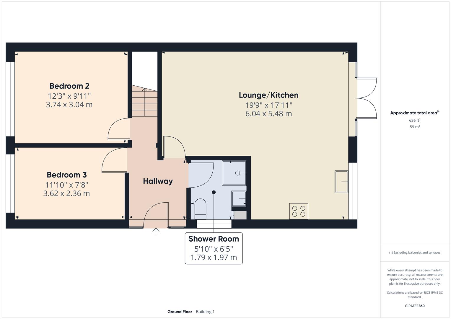 Floorplans For Priory Road, Stourbridge