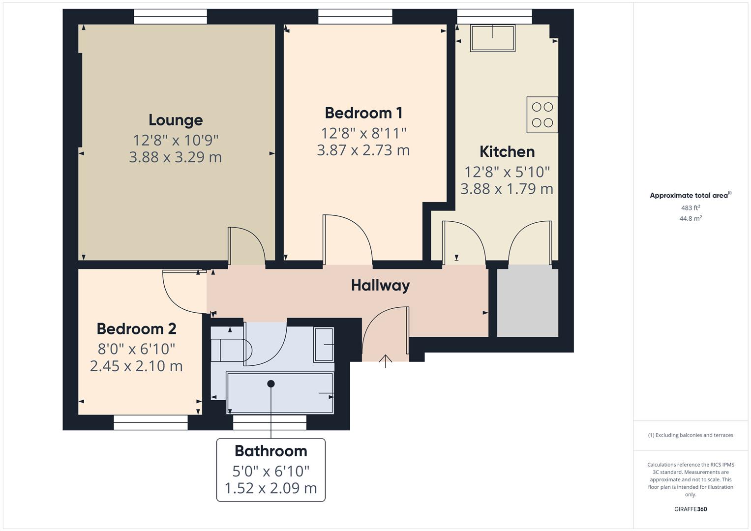 Floorplans For Lodge Close, Bewdley