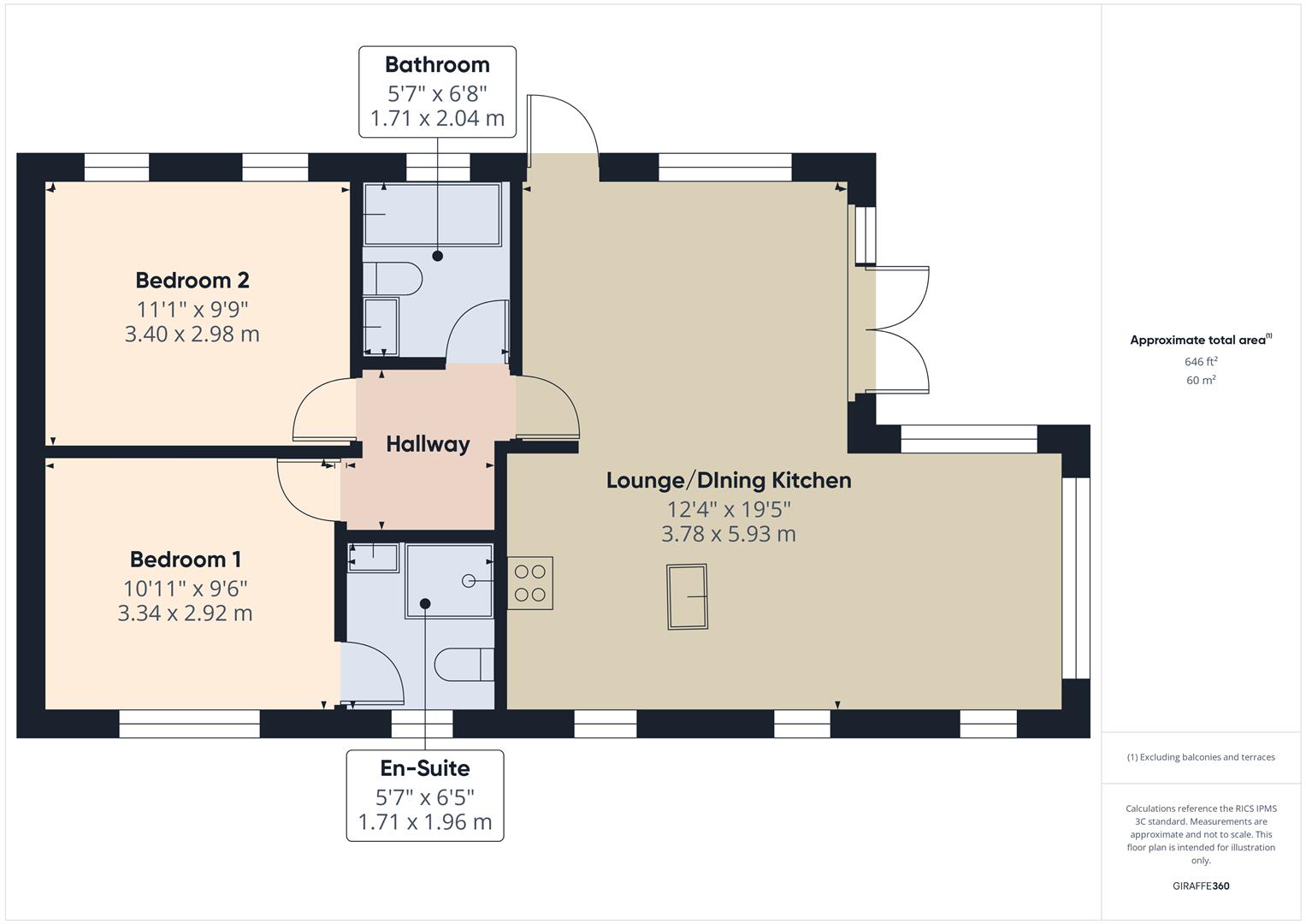 Floorplans For Earls Ditton Lane, Doddington