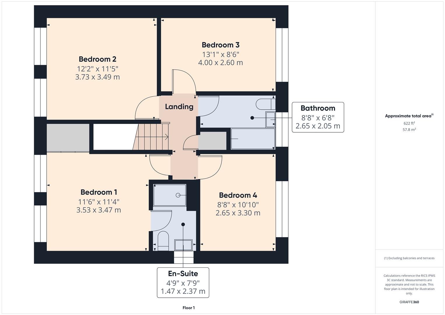 Floorplans For Hyperion Road, Stourton, Stourbridge