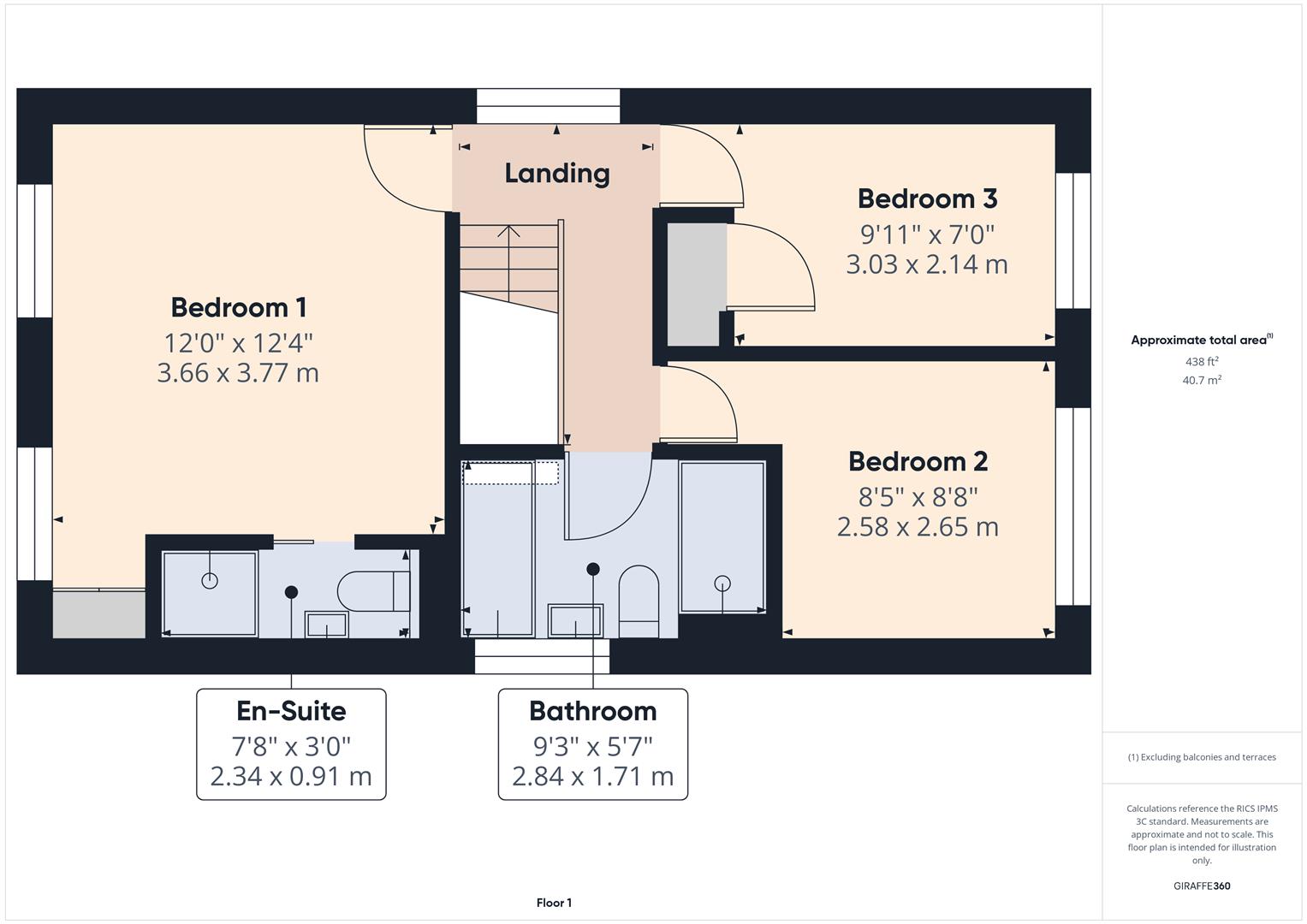 Floorplans For Laxton Drive, Bewdley