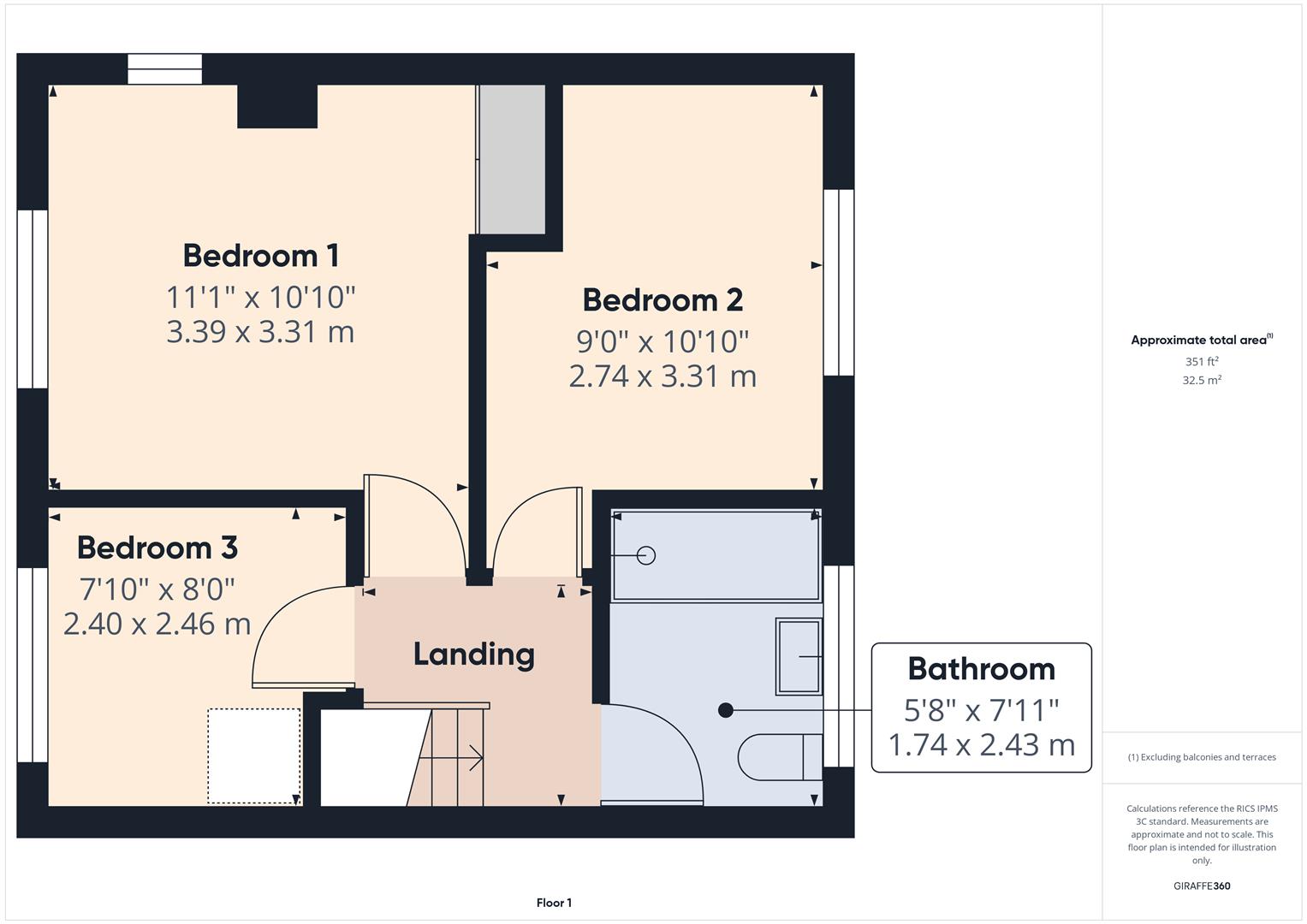 Floorplans For Wassell Drive, Bewdley