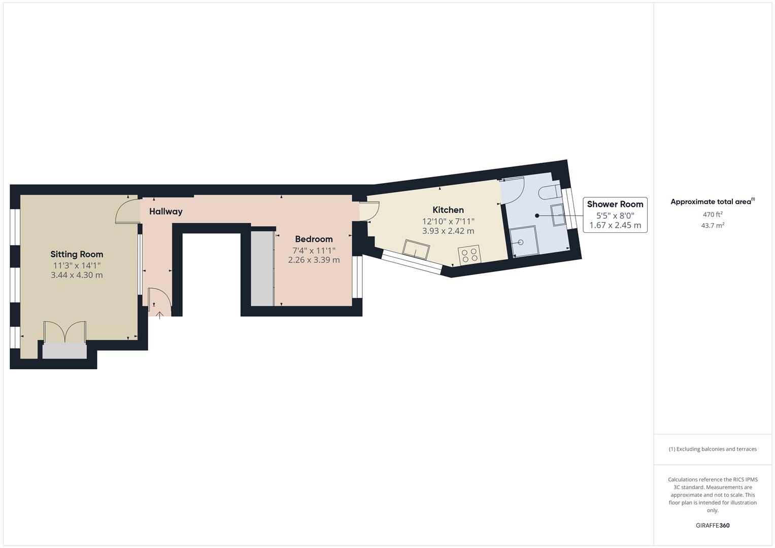 Floorplans For Severn Side South, Bewdley
