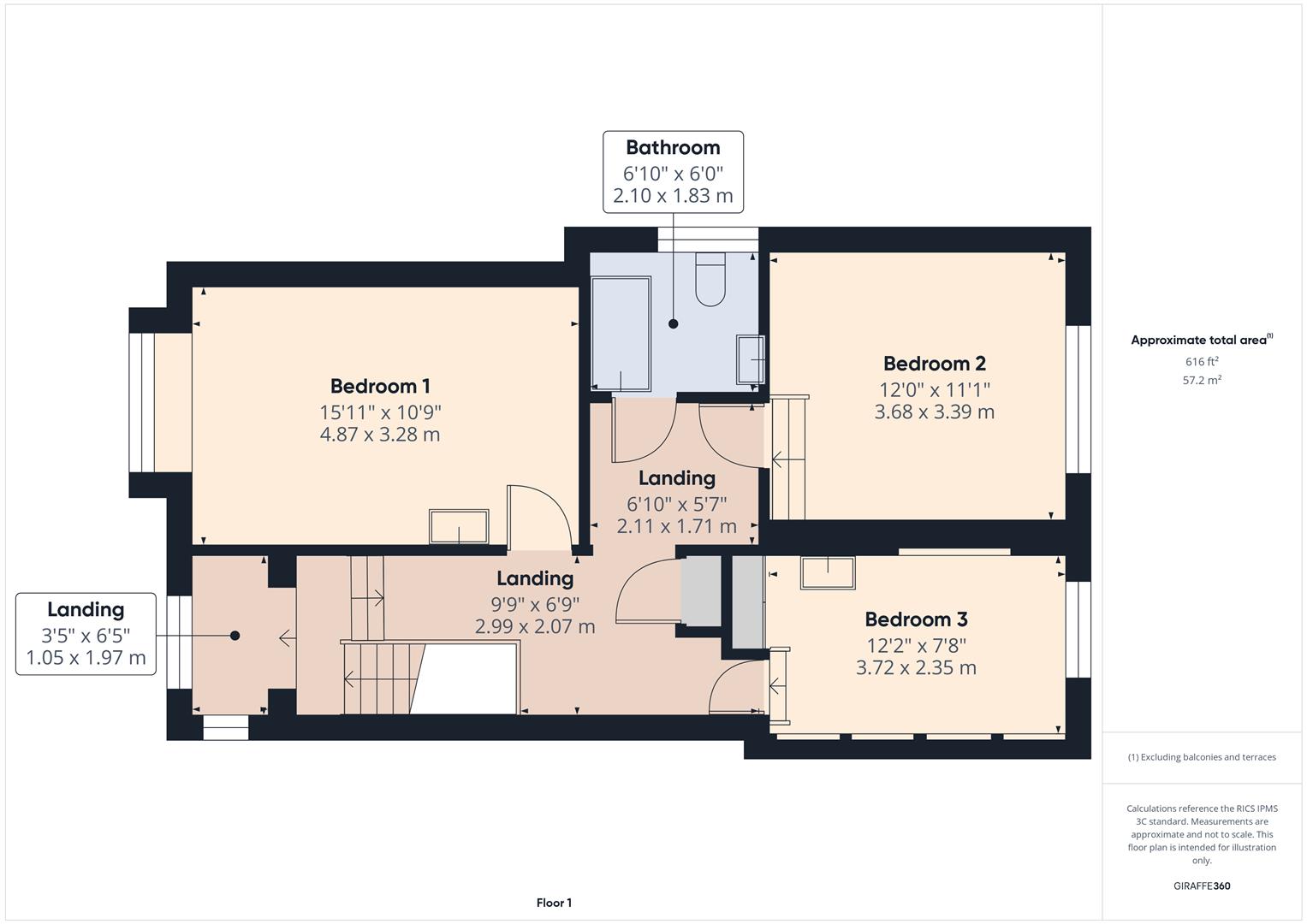 Floorplans For Oakham Crescent, Dudley