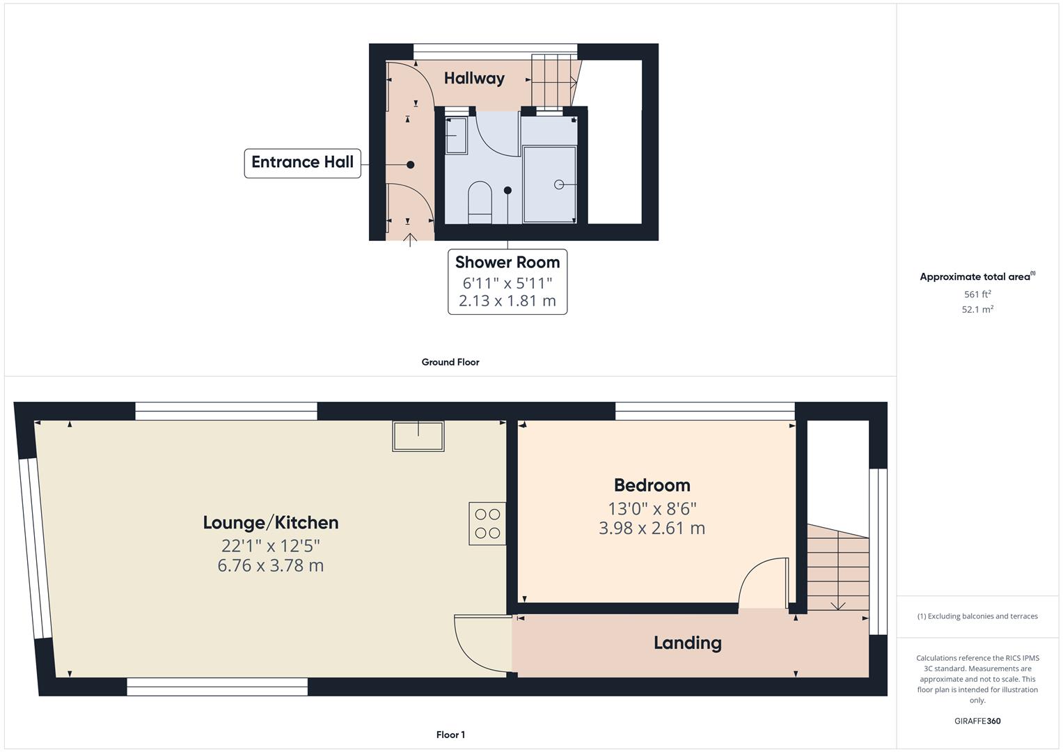 Floorplans For Mill Lane, Kidderminster
