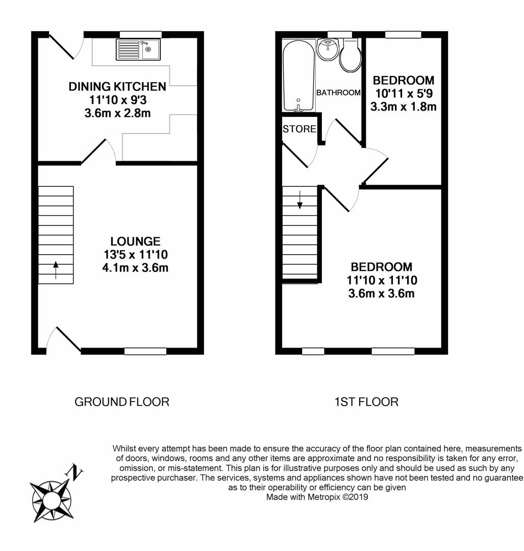 Floorplans For Eleanor Harrison Drive, Cookley, Kidderminster