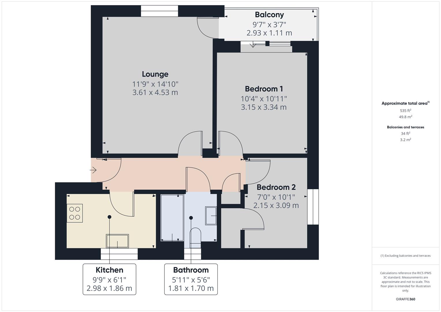 Floorplans For Elbow Street, Cradley Heath