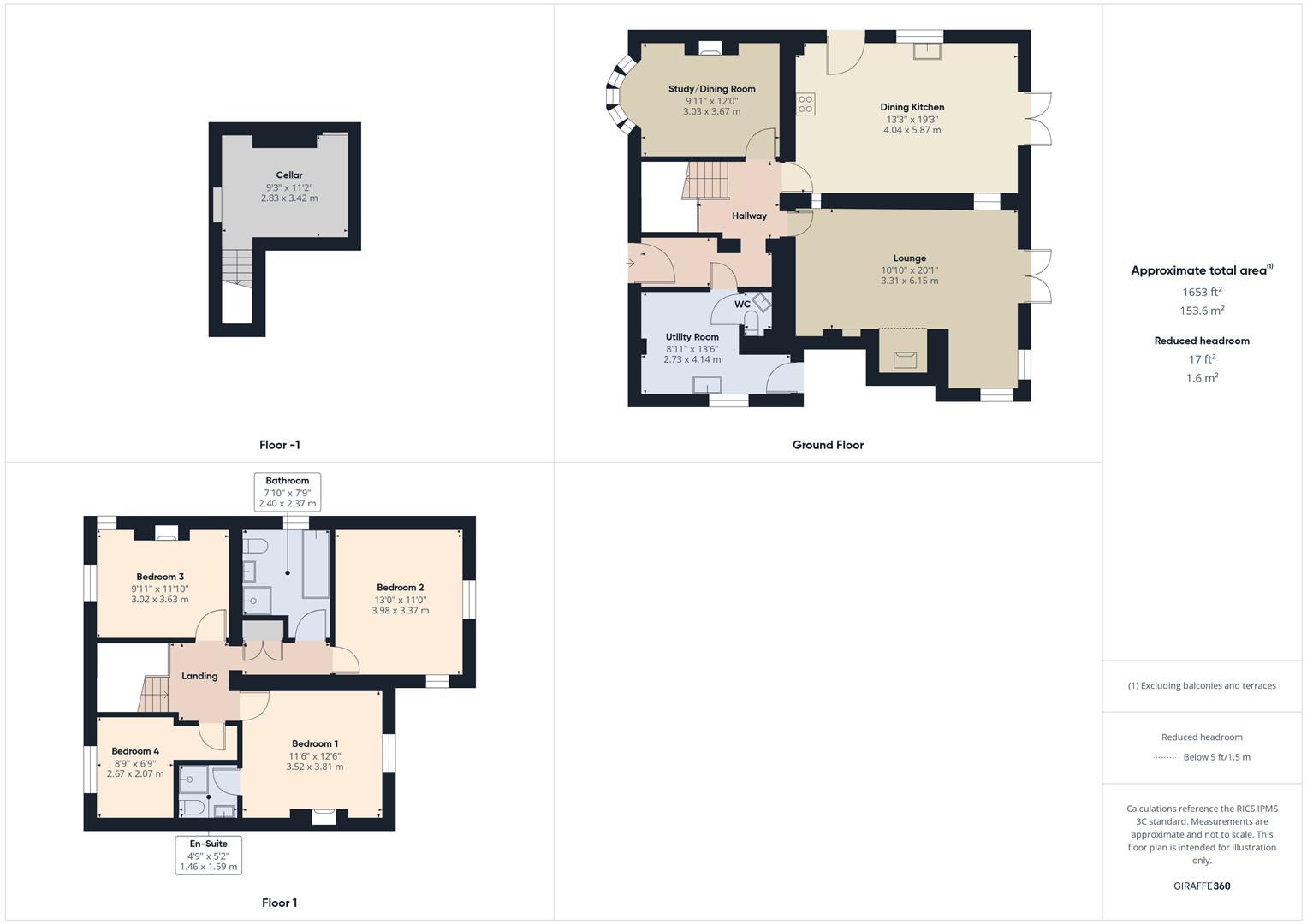 Floorplans For High Street, Cleobury Mortimer, Kidderminster