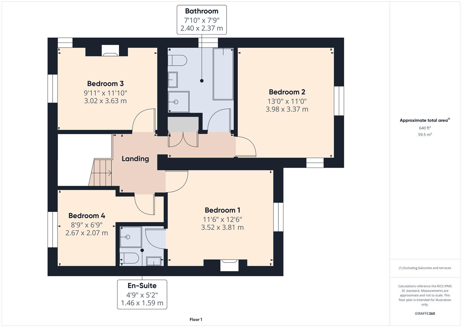 Floorplans For High Street, Cleobury Mortimer, Kidderminster