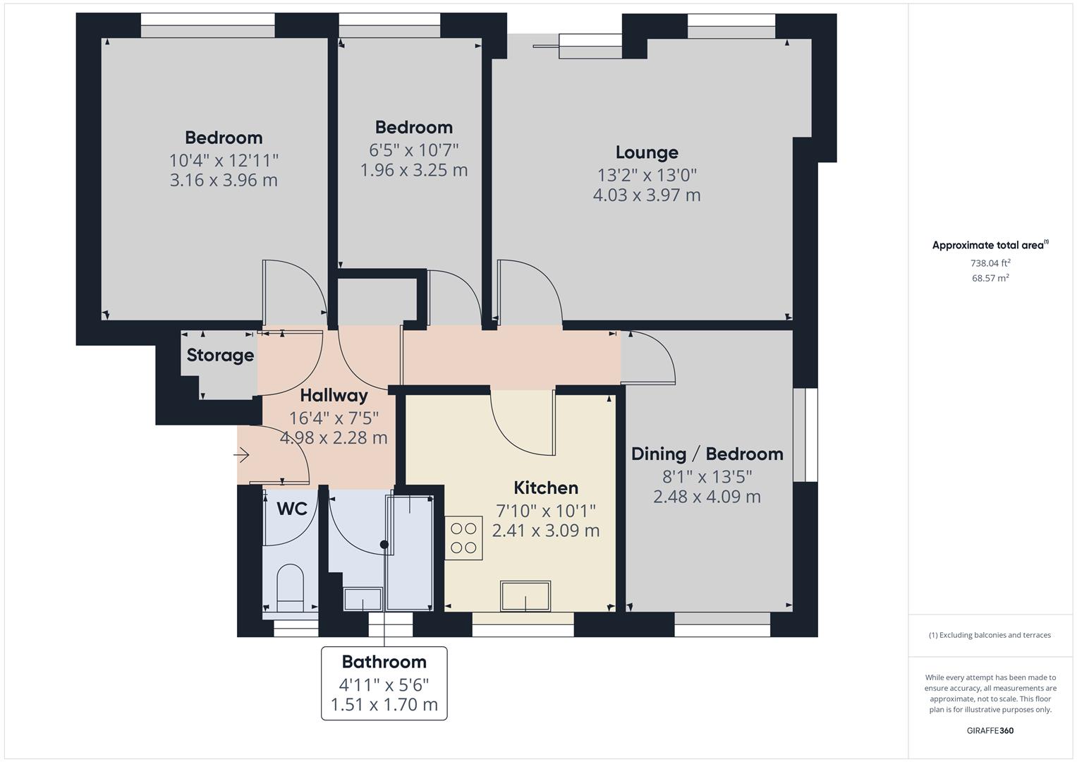 Floorplans For Piper Place, Amblecote, Stourbridge