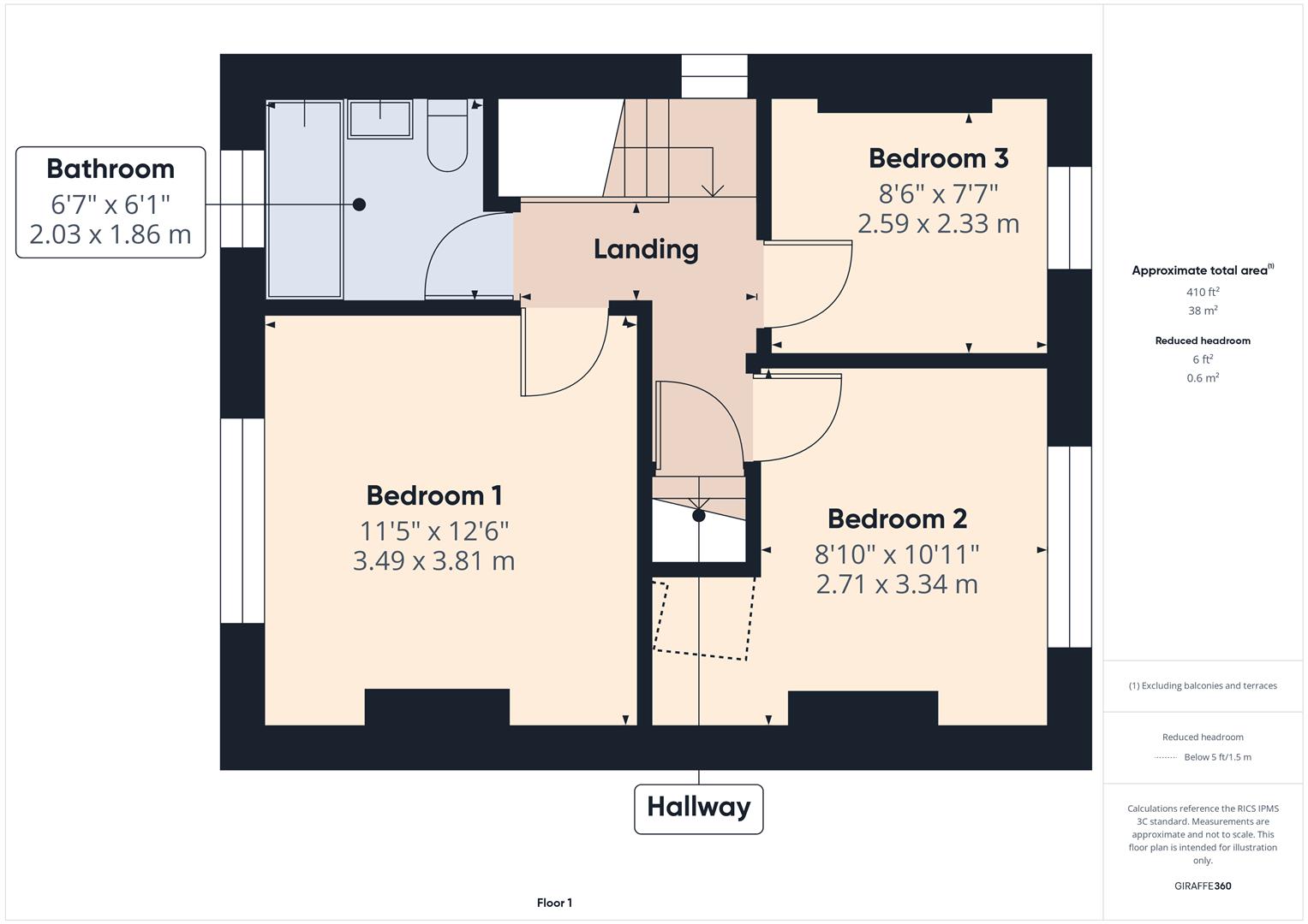 Floorplans For Meddins Lane, Kinver, Stourbridge