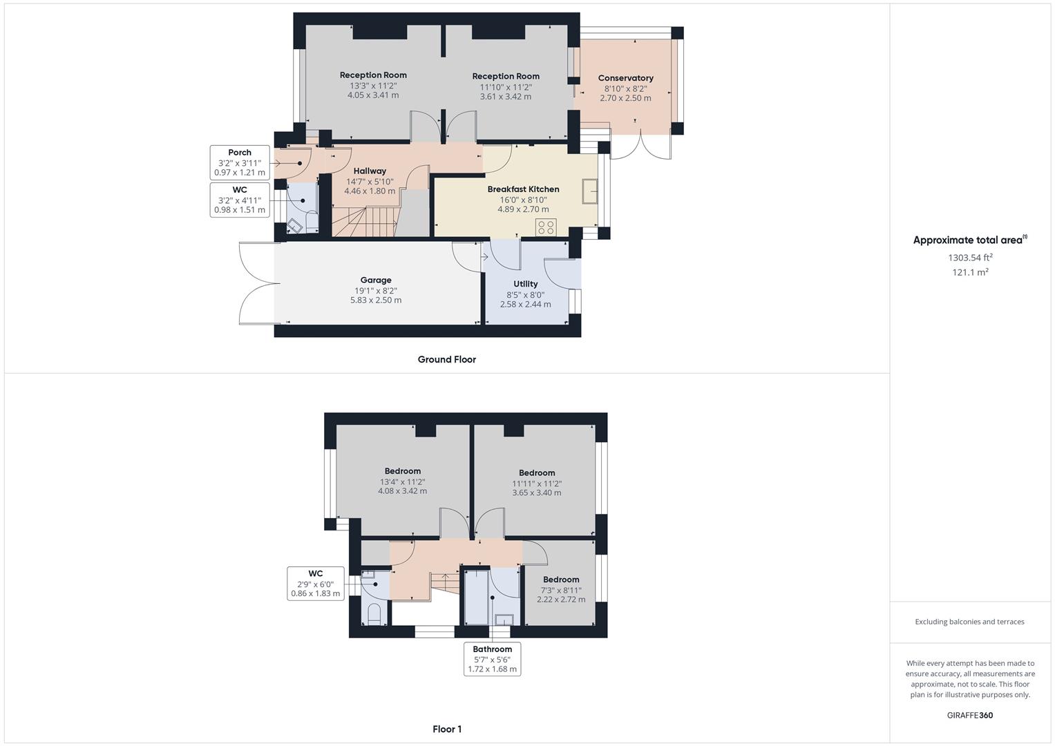 Floorplans For Horton Road, Kinver, Stourbridge
