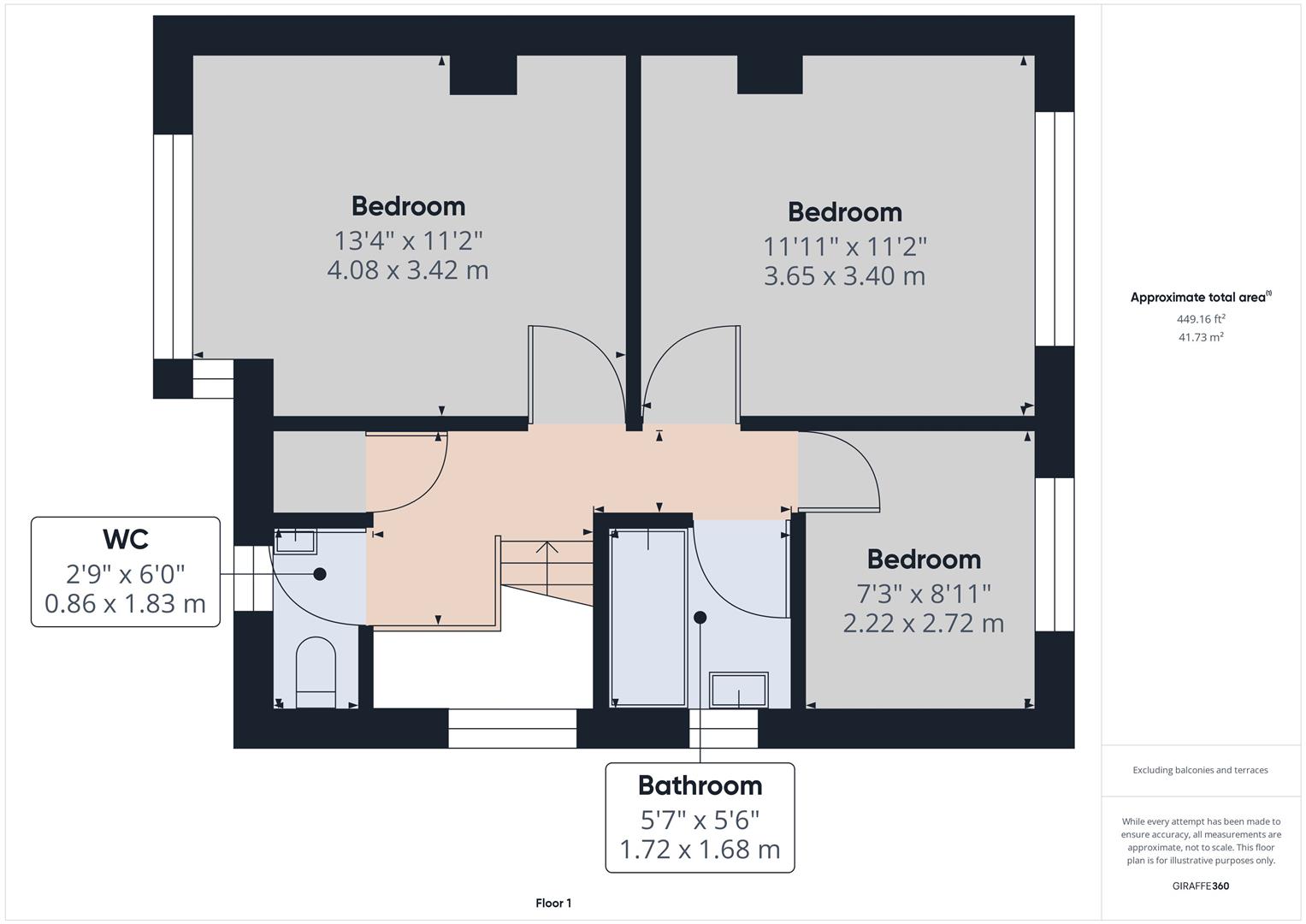 Floorplans For Horton Road, Kinver, Stourbridge