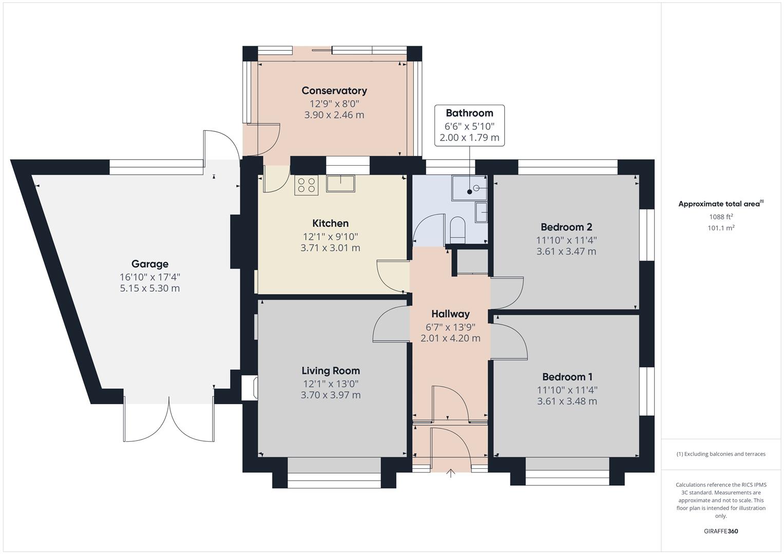 Floorplans For Heather Drive, Kinver, Stourbridge