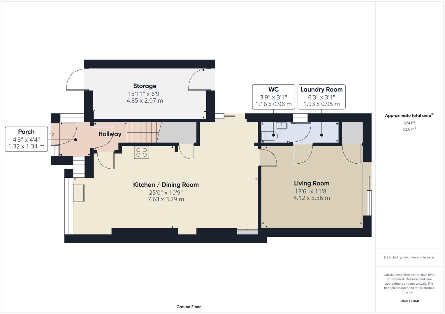 Floorplans For Bruce Road, Kidderminster
