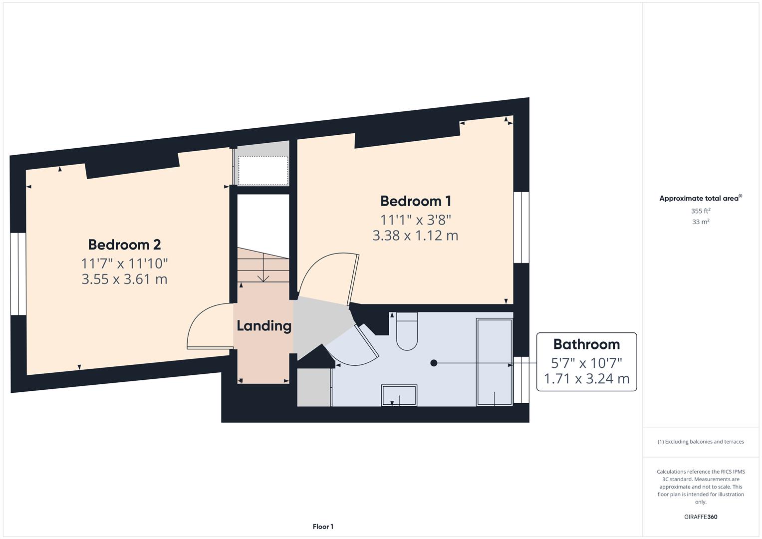 Floorplans For High Street, Kinver, Stourbridge
