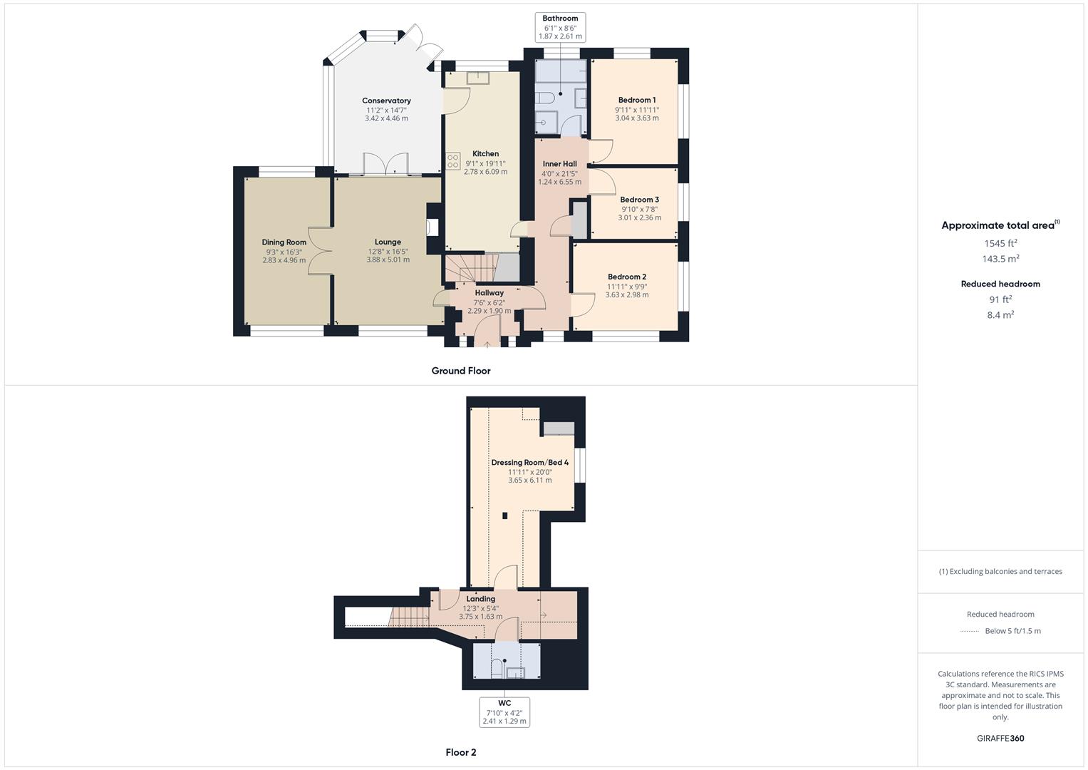 Floorplans For Hop Pole Lane, Bewdley