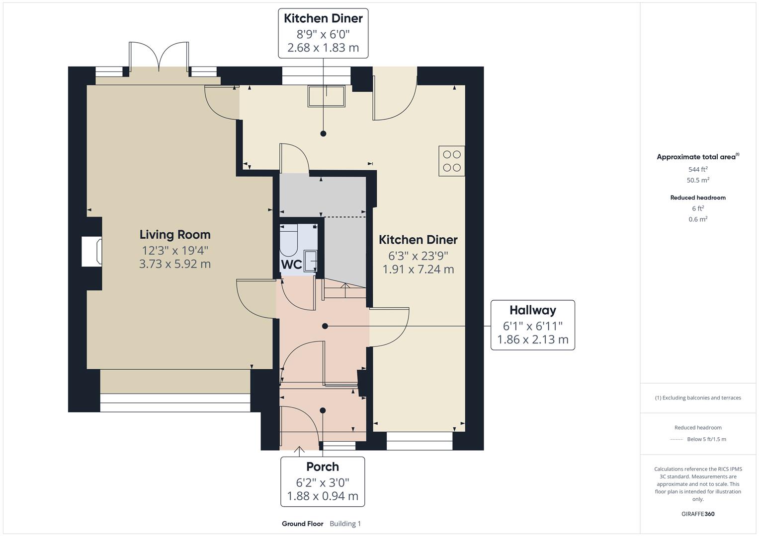 Floorplans For Elton Road, Bewdley
