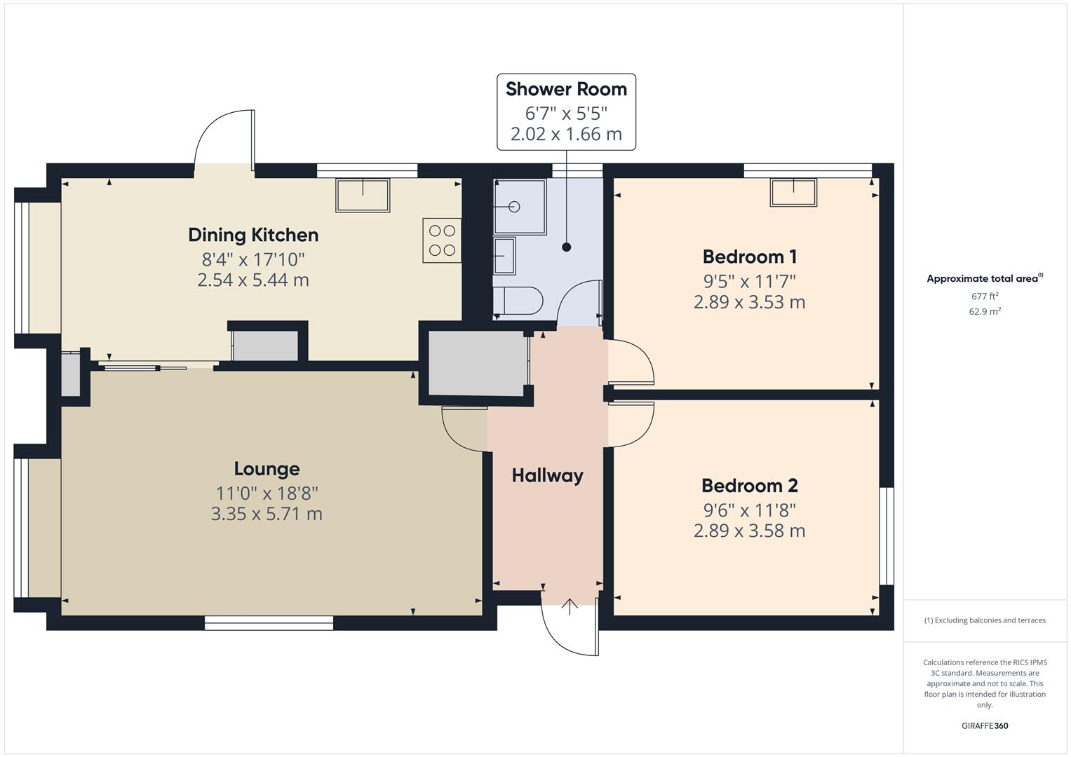 Floorplans For Kingsford Lane, Wolverley, Kidderminster
