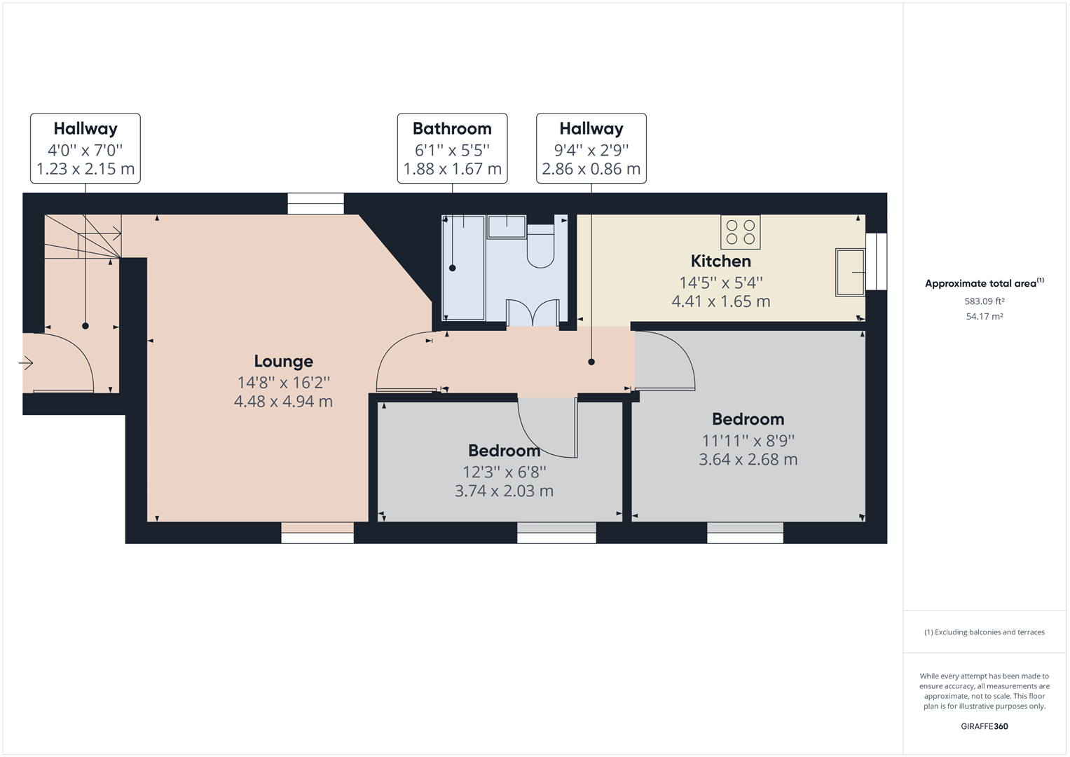 Floorplans For Hafren Court, Bewdley