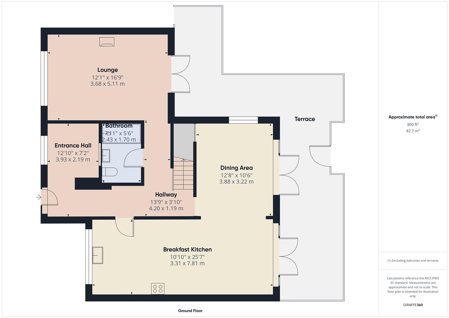 Floorplans For Crundalls Lane, Bewdley